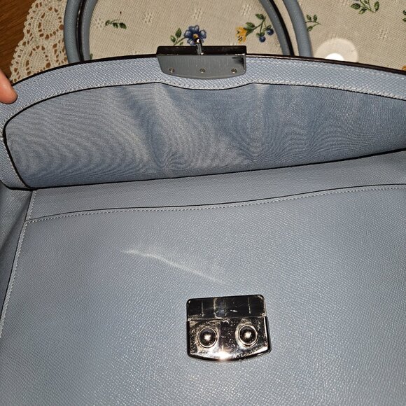 COACH Avary Tote Cornflower/Silver ( F48629) - Picture 12 of 15